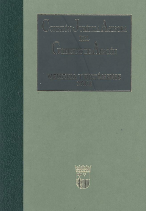 Cubierta de COMISIÓN JURÍDICA ASESORA DEL GOBIERNO DE ARAGÓN