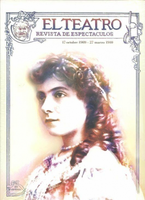 Cubierta de EL TEATRO. REVISTA DE ESPECTÁCULOS (17 OCTUBRE 1909 - 27 MARZO 1910)