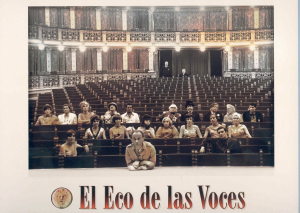 Cubierta de ECO DE LAS VOCES, EL - FONOTECA DEL TEATRO. VOL. I - DVD