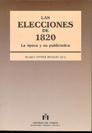 Cubierta de LAS ELECCIONES DE 1820