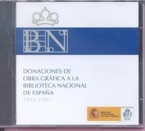 Cubierta de DONACIONES DE OBRA GRÁFICA A LA BIBLIOTECA NACIONAL DE ESPAÑA 1993-1997