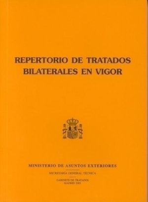REPERTORIO DE TRATADOS BILATERALES EN VIGOR