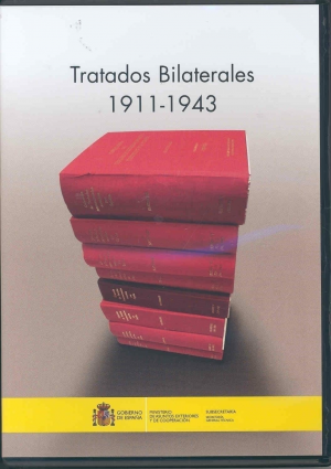 Cubierta de TRATADOS BILATERALES 1911-1943 CD-ROM