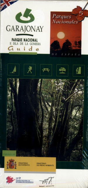 Cubierta de PARQUE NACIONAL DE GARAJONAY (GUÍA INGLÉS + MAPA)