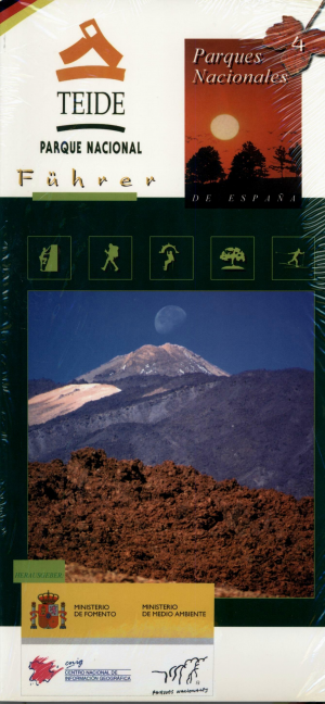 Cubierta de PARQUE NACIONAL DEL TEIDE (GUÍA +MAPA). EDICIÓN EN ALEMÁN