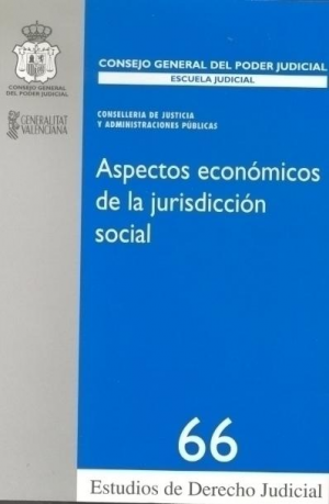 Cubierta de ASPECTOS ECONÓMICOS DE LA JURISDICCIÓN SOCIAL