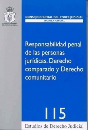 Cubierta de RESPONSABILIDAD PENAL DE LAS PERSONAS JURÍDICAS